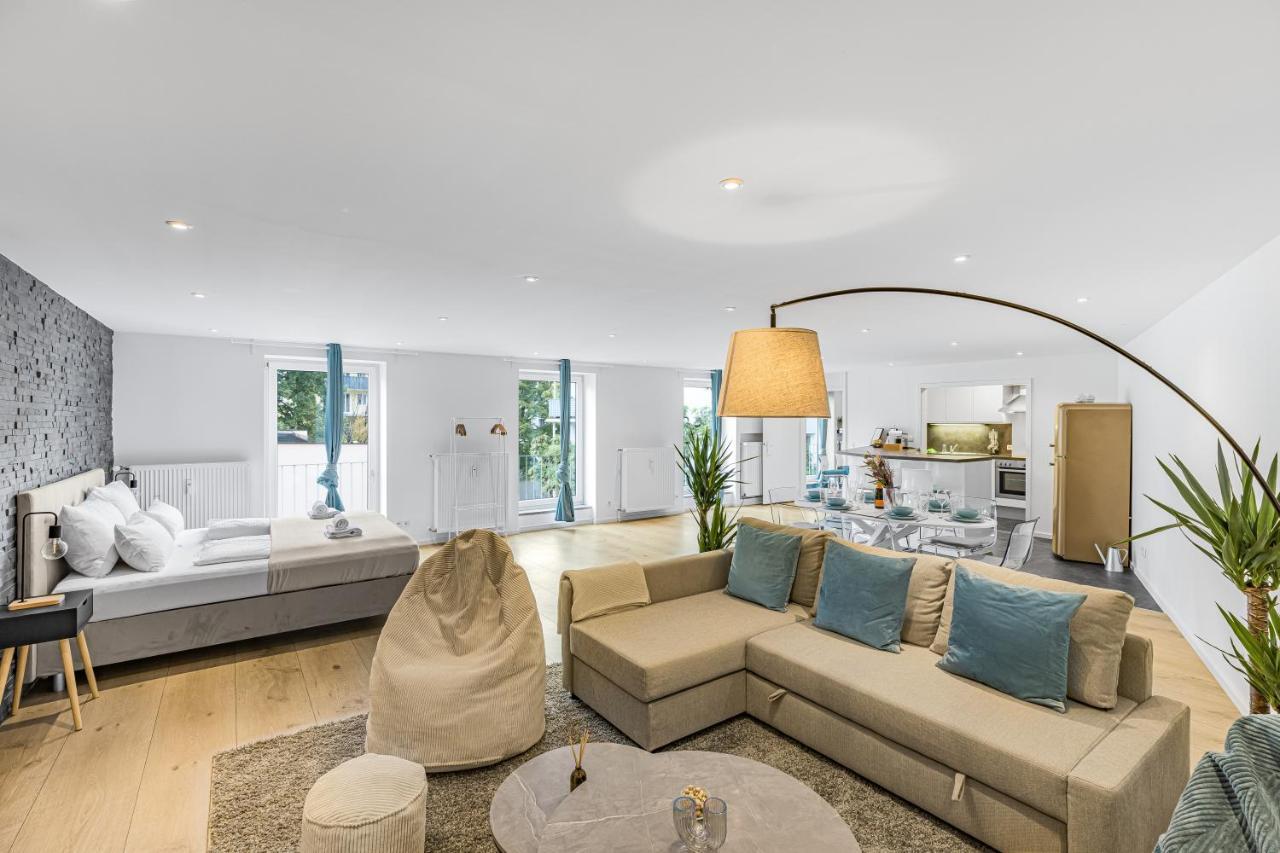 Prime - City Apartment Fuer 6 - Neu & Modern Münih Dış mekan fotoğraf